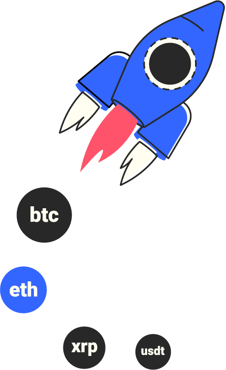 Crypto is taking off like a rocket ship!